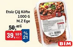 M.Z EGE ETSİZ ÇİĞ KÖFTE 1000 G